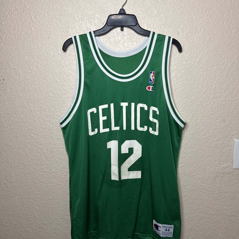 Vintage 90s Dominique Wilkins Boston Celtics Champion NBA Jersey Size 44